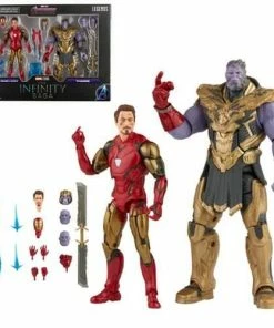 Flash Sale ???? Hasbro - Legends Series The Infinity Saga Marvel Legends Series Action Figure 2-Pack 2021 Iron Man & Thanos (Endgame) 15 Cm - SEPTEMBER 2021 ⌛