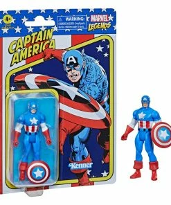Promo ???? Hasbro - Legends Series Marvel Legends Retro Collection Action Figure 2022 Captain America 10 Cm ????