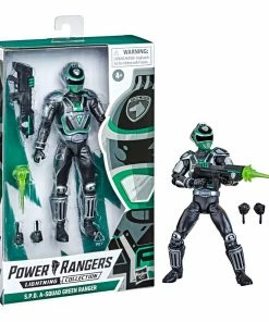 New ???? Hasbro - Lightning Collection Power Rangers Lightning Collection Action Figure S.P.D. A-Squad Green Ranger 15 Cm ✨