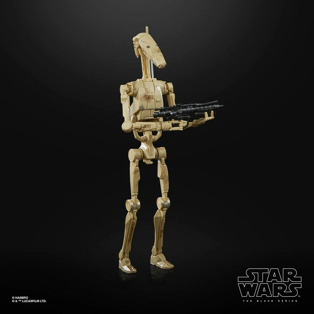Hot Sale ???? Hasbro - Black Series Battle Droid Star Wars Episode I Black Series Lucasfilm 50th Anniversary Action Figure 2021 15 Cm ???? 6 Hot Sale ???? Hasbro - Black Series Battle Droid Star Wars Episode I Black Series Lucasfilm 50th Anniversary Action Figure 2021 15 Cm ???? - Image 6