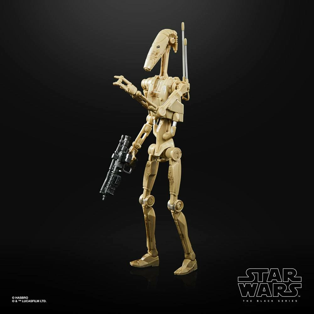 Hot Sale ???? Hasbro - Black Series Battle Droid Star Wars Episode I Black Series Lucasfilm 50th Anniversary Action Figure 2021 15 Cm ???? 4 Hot Sale ???? Hasbro - Black Series Battle Droid Star Wars Episode I Black Series Lucasfilm 50th Anniversary Action Figure 2021 15 Cm ???? - Image 4