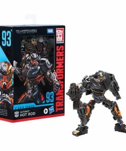 Outlet ✨ Hasbro - Transformers Transformers: The Last Knight Generations Studio Series Deluxe Class Action Figure Autobod Hot Rod 11 Cm - 93 ????