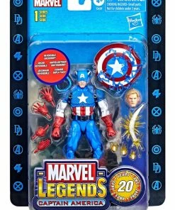 Coupon ???? Hasbro - Legends Series Captain America 15 Cm Marvel Legends 20th Anniversary Series 1 Action Figure 2022 - MAY 2022 ????