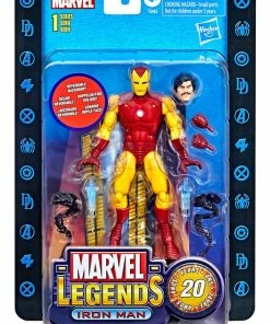 Best Sale ???? Hasbro - Legends Series Iron Man 15 Cm Marvel Legends 20th Anniversary Series 1 Action Figure 2022 ????