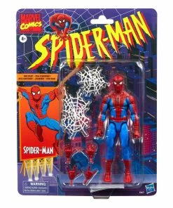 Best Sale ???? Hasbro - Legends Series Spider-Man Marvel Legends Retro Action Figure Spider-Man 15 Cm ✨