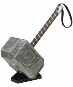 Hot Sale ???? Hasbro - Legends Series Thor: Love And Thunder Marvel Legends 1/1 Mighty Thor Mjolnir Premium Electronic Roleplay ???? Hammer 49 Cm ???? -hasbro Sales Store x hasf3560 b