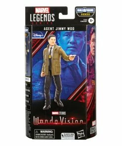 Brand new ???? Hasbro - Legends Series Agent Jimmy Woo WandaVision Marvel Legends Action Figure Khonshu BAF 15 Cm ????