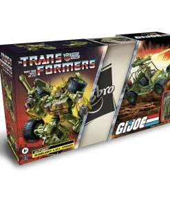 Coupon ???? Hasbro - Transformers Bumblebee A.W.E. Striker With Lonzo `Stalker´ Wilkinson Transformers X G.I. Joe Mash-Up Action Figure 23 Cm ????