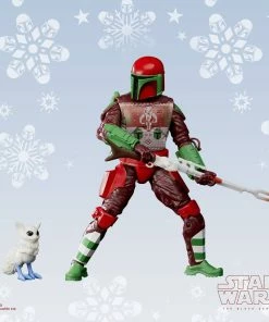 Hot Sale ???? Hasbro - Black Series Mandalorian Warrior (Holiday Edition) Star Wars Black Series Action Figure 15 Cm ???? -hasbro Sales Store x hasf5305 c
