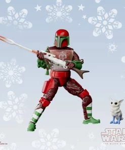 Hot Sale ???? Hasbro - Black Series Mandalorian Warrior (Holiday Edition) Star Wars Black Series Action Figure 15 Cm ???? -hasbro Sales Store x hasf5305 g